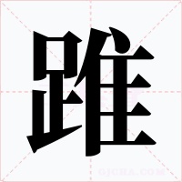 踓
