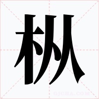 枞