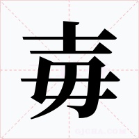 毐