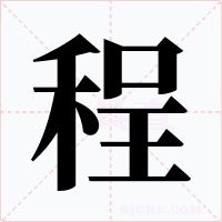 程