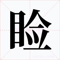 睑