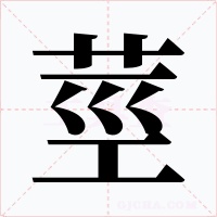 莖