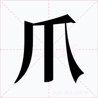 爪